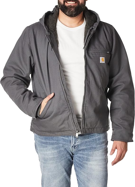 carhartt 男式宽松水洗鸭绒内衬夹克